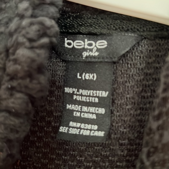 Bebe leopard fuzzy hoodie - Picture 6 of 6